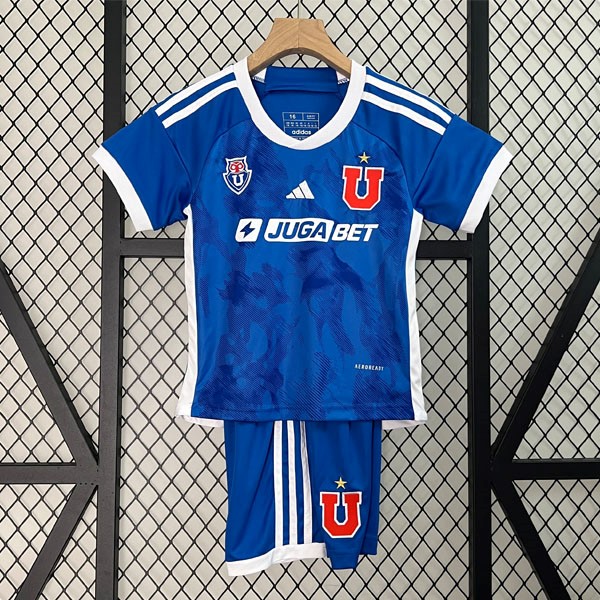 Camiseta Universidad de Chile Primera equipo Niño 2024-25